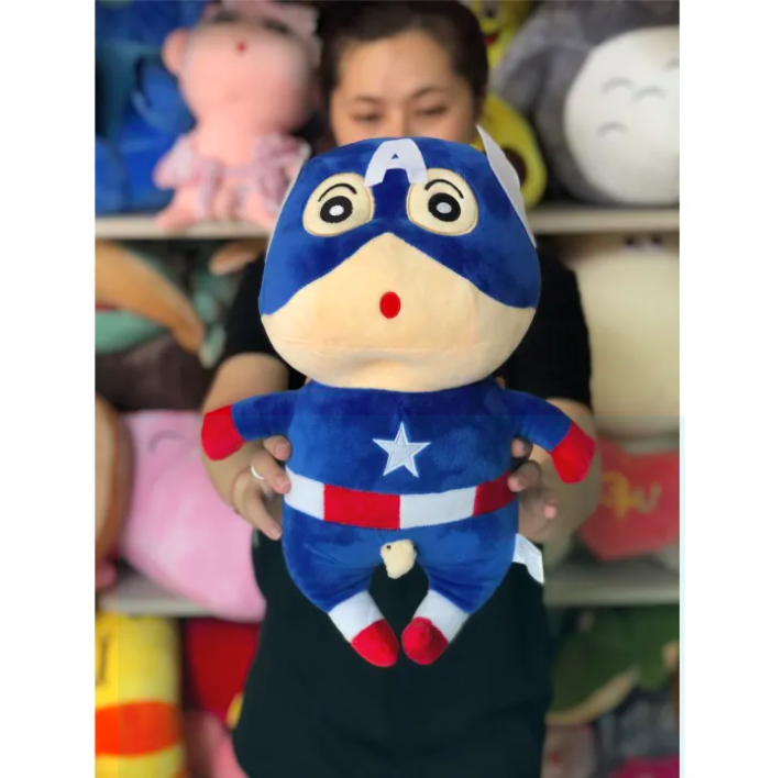 Thú nhồi bông Shin cậu bé bút chì đáng yêu - Size 35cm - Quà tặng gấu bông Cushin siêu nhân đáng yêu.