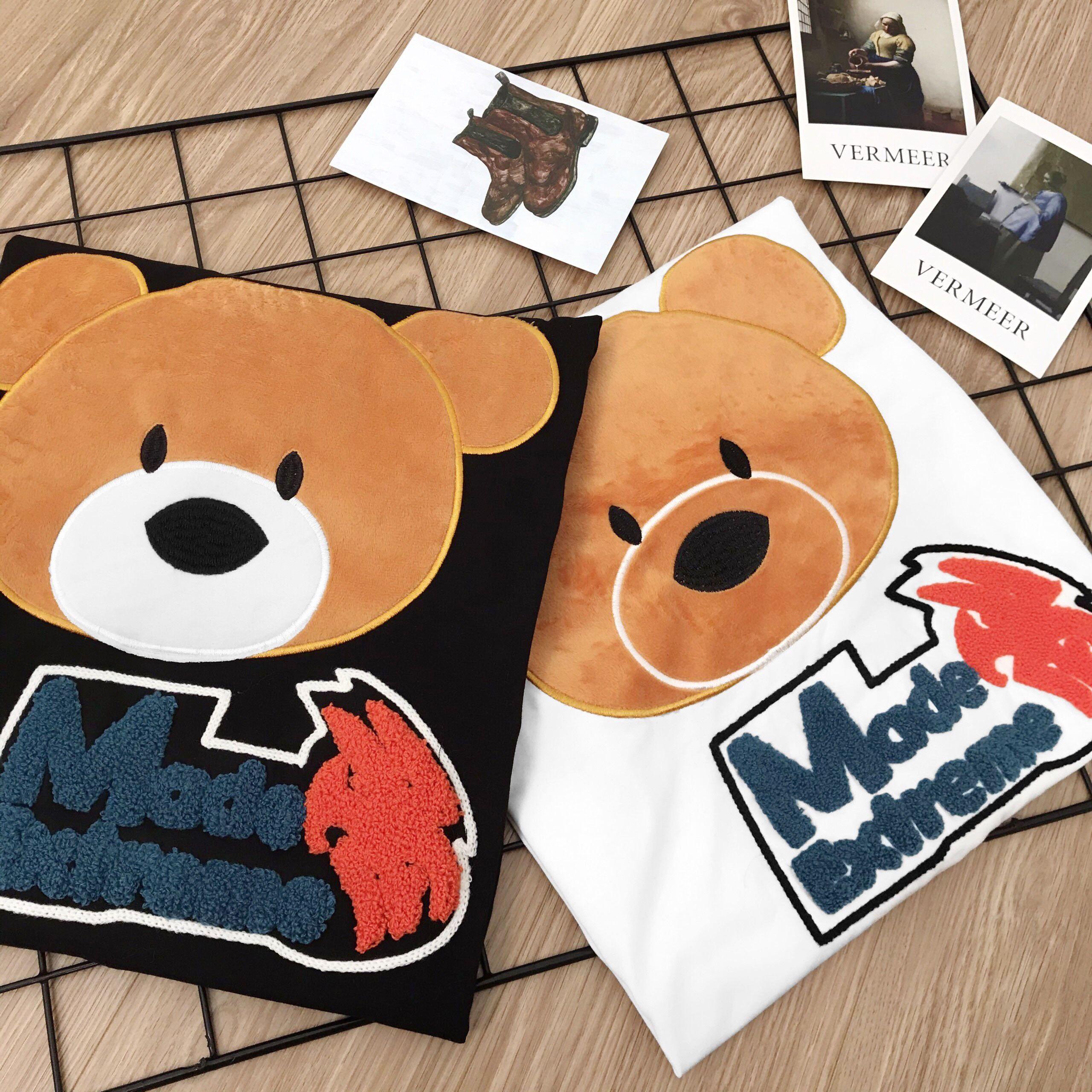Áo thun Thêu gấu Extreme Bear, ODIN, áo phông Unisex Nam Nữ