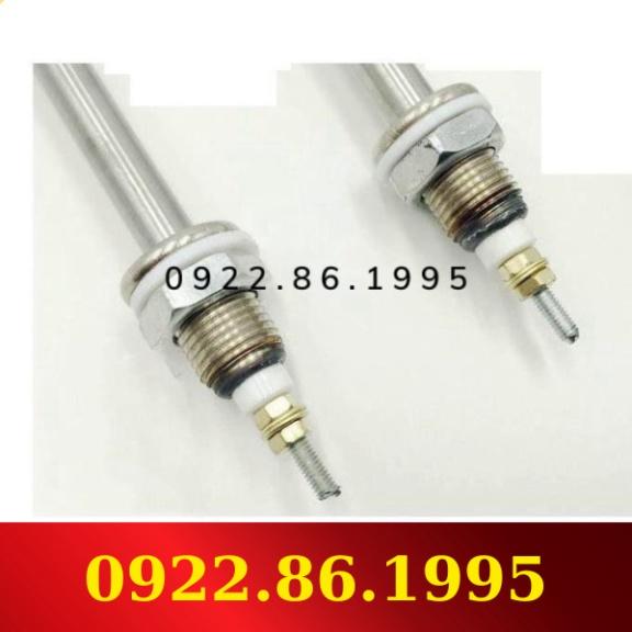 Thanh nhiệt đun nước Điện trở đun nước Inox chữ U đơn công suât 500W, 700W, 800W, 1KW, 1,5KW, 2KW chiều dài 20cm h