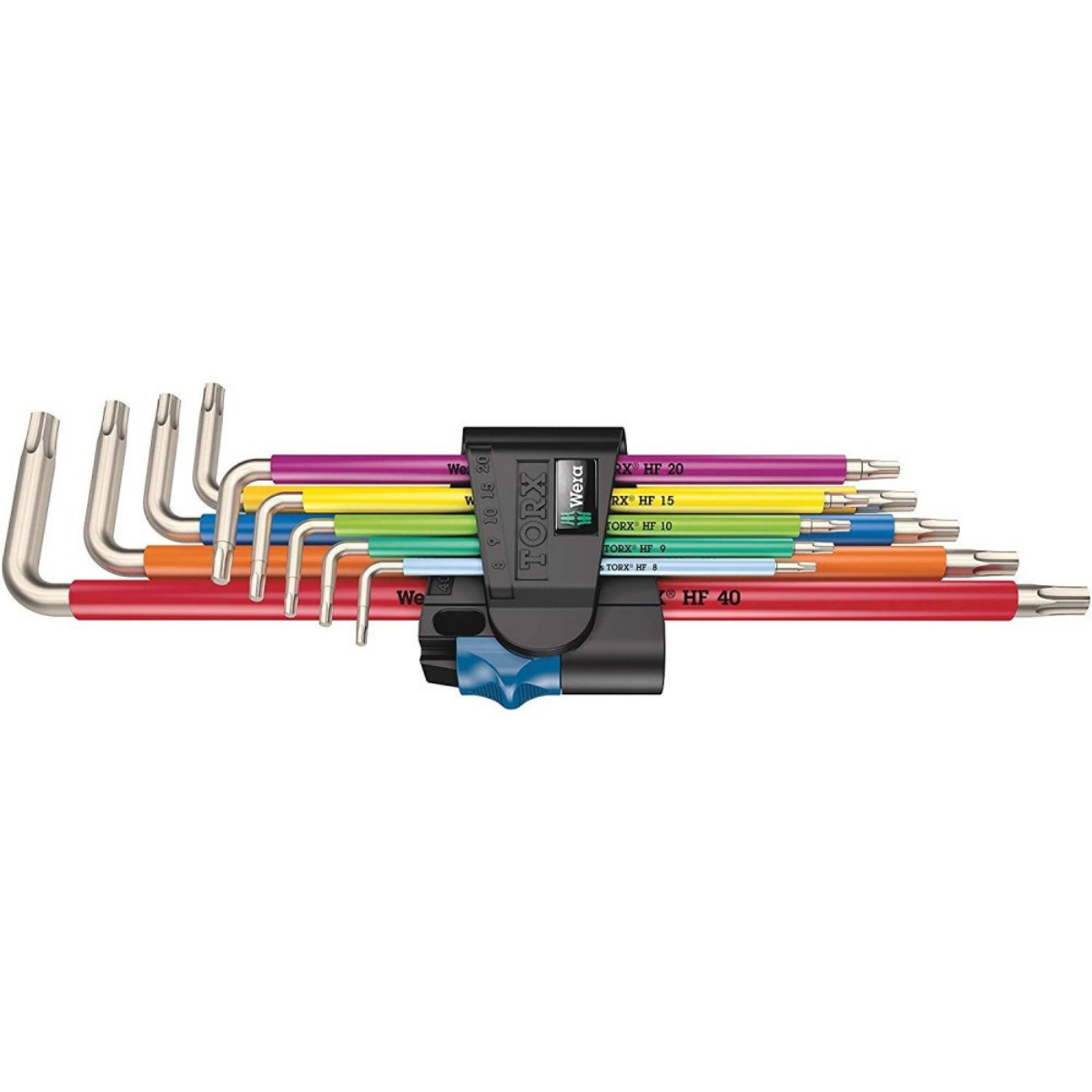 BỘ HOA THỊ THÉP KHÔNG RỈ WERA 3967/9 TX SXL MULTICOLOUR HF STAINLESS 1 05022689001