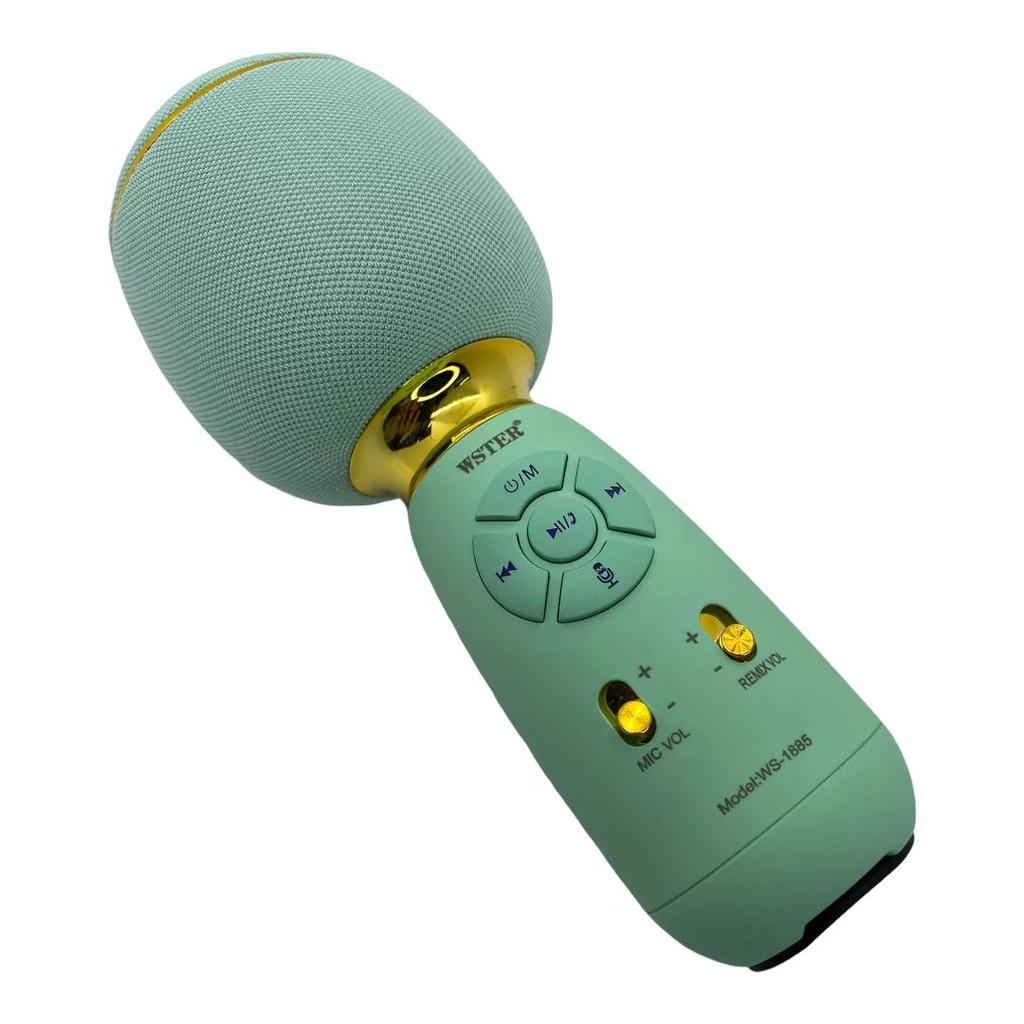 Micro karaoke kèm loa bluetooth WSTER WS-1885