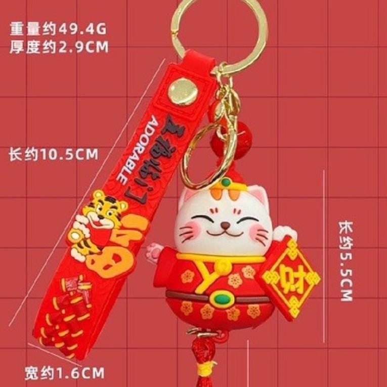 Móc Khóa Mèo Thần Tài May Mắn - Càng Đặc Biệt Hơn Cho Năm Quý Mão 2023