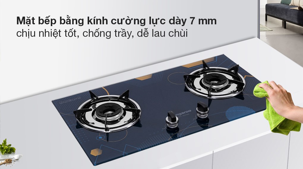 Bếp ga âm Kangaroo KG536B - Hàng chính hãng