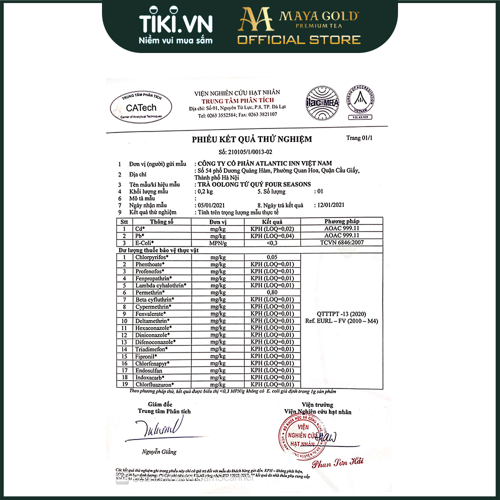 Bộ quà tặng trà cao cấp 2021 Royal's Mon