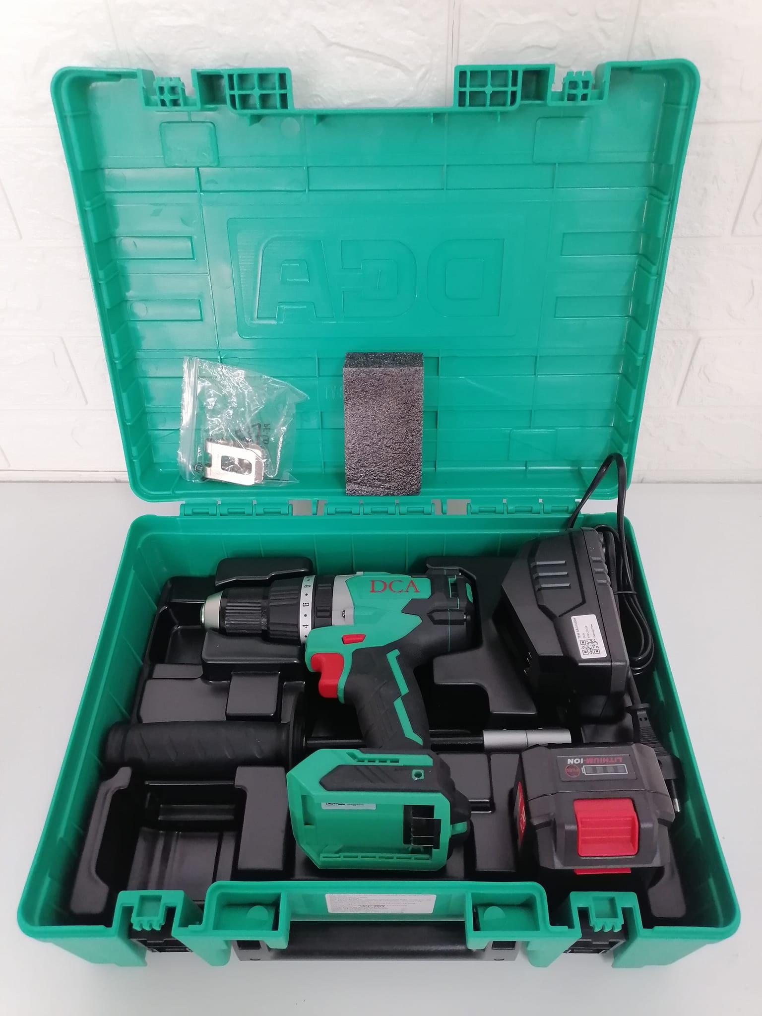 MÁY KHOAN BÚA KHÔNG CHỔI THAN DÙNG PIN 20V/4.0AH DCA ADJZ03-13Z - HÀNG CHÍNH HÃNG