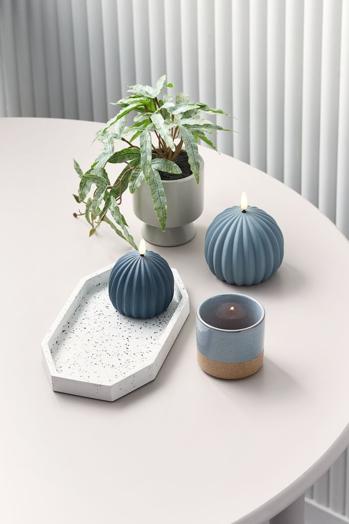 Chậu cây | JYSK Dion | gốm | xanh | DK8xC8cm