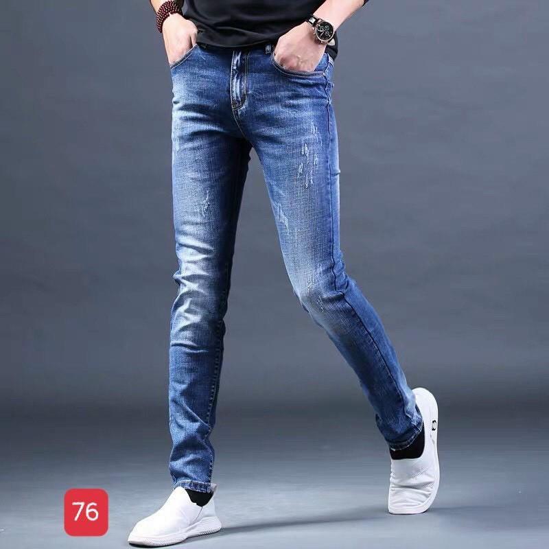 Quần jean nam xước cao cấp vải co dãn hàng quảng châu PHUONGNAMSHOP cao cấp kv6x