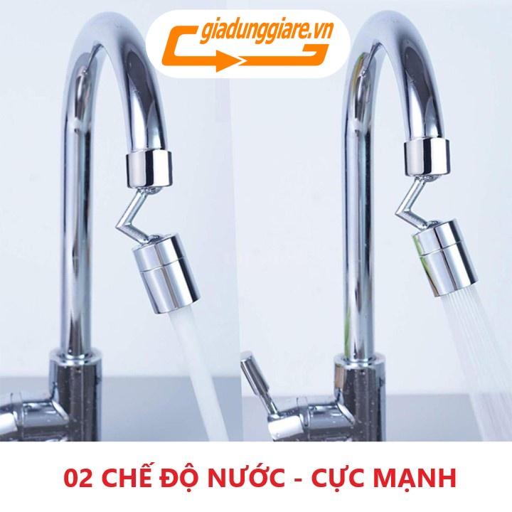 ĐẦU NỐI INOX TĂNG ÁP VÒI NƯỚC lắp được đa số vòi chậu rửa chén bát lavabo với 2 chế độ nước chảy