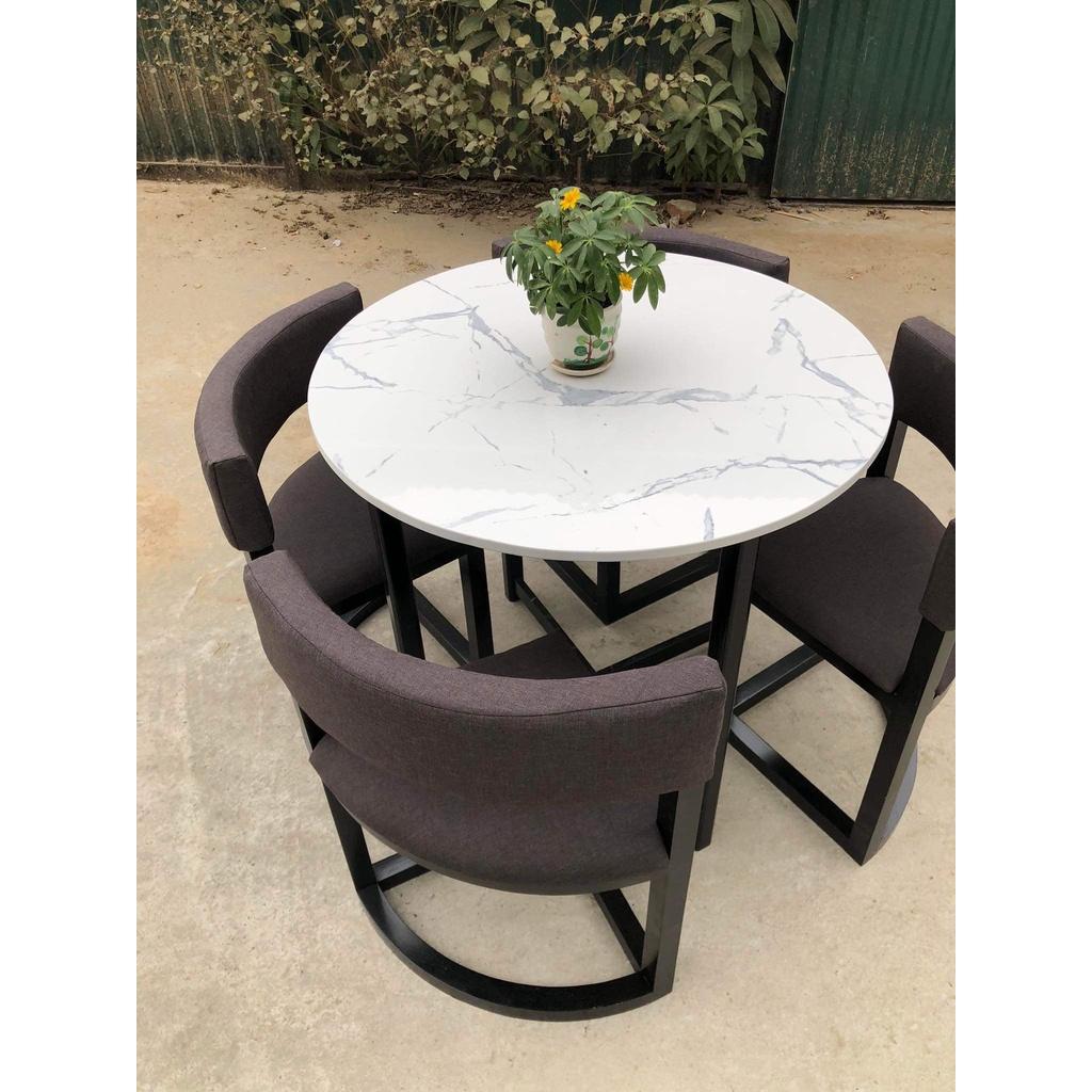 Bộ bàn ăn tròn Tiết Kiệm Diện Tích cao cấp . KT 80cm- cao LH: 0981.266.471