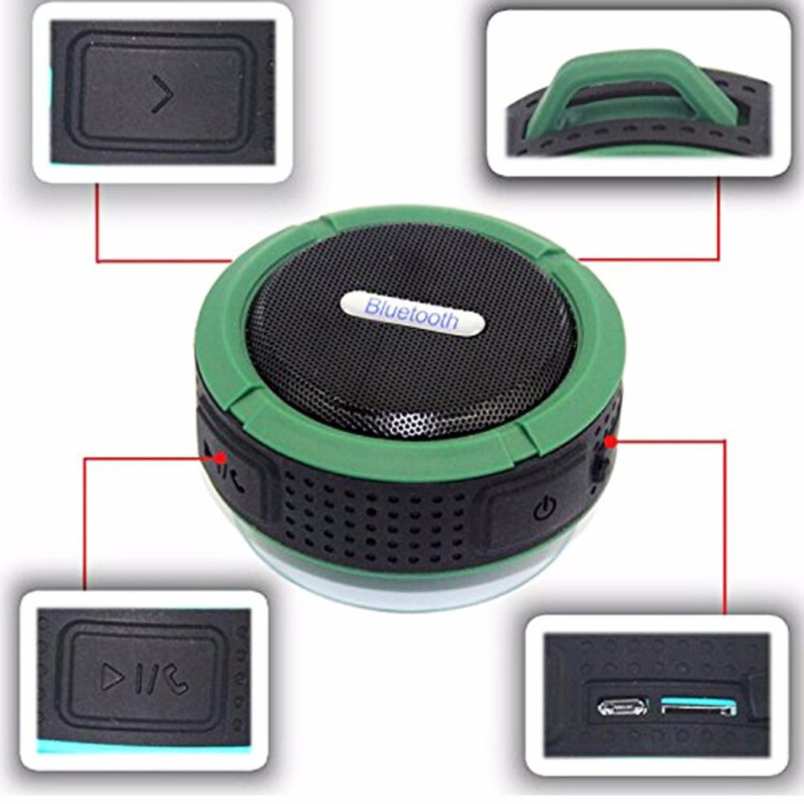 Loa Bluetooth Kháng Nước Chống Va Đập Âm Thanh Cực Hay Stereo Bass(màu ngẫu nhiên)