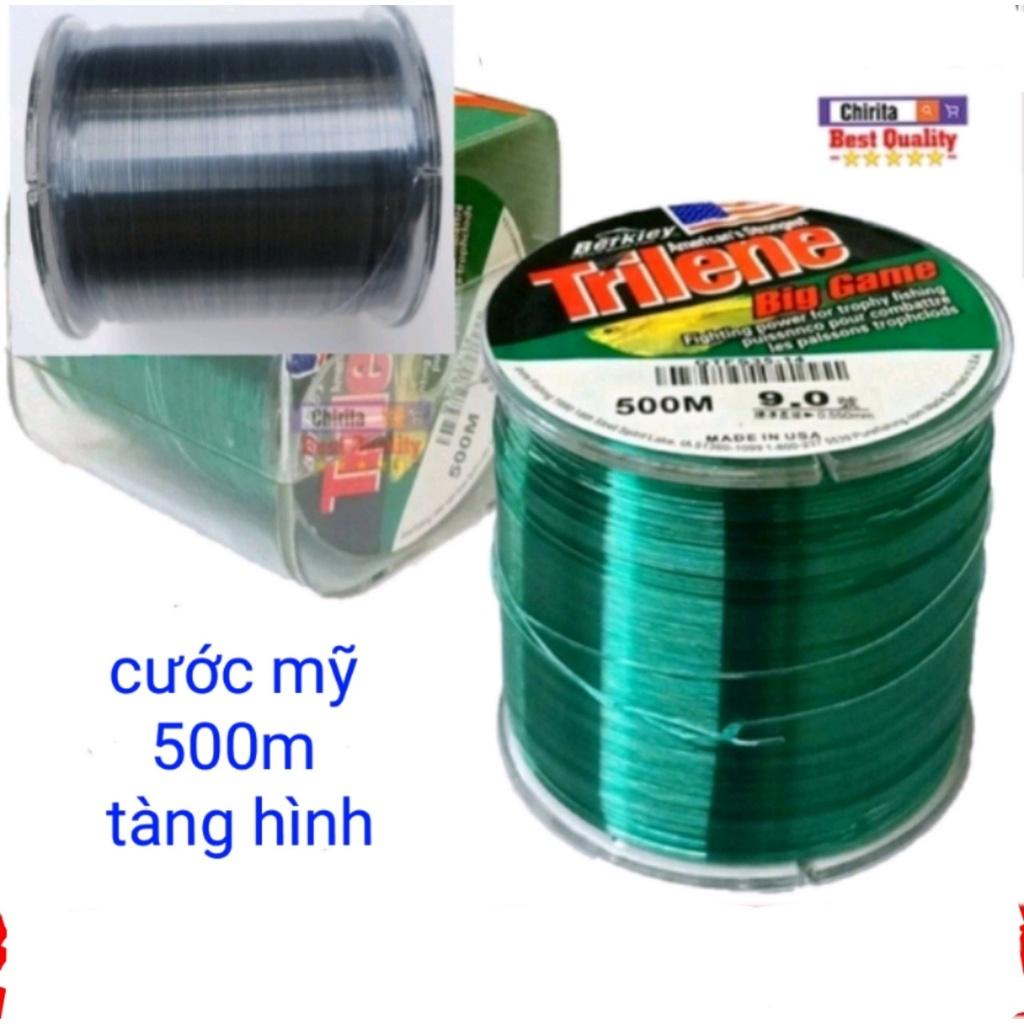 Cước câu cá cước mỹ triline 500m tàng hình siêu tải