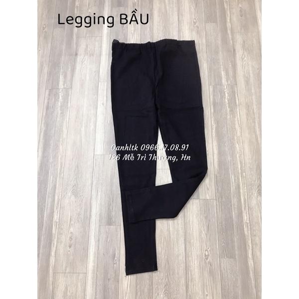 Quần legging bầu 4 mùa siêu co giãn thoải mái tới sinh