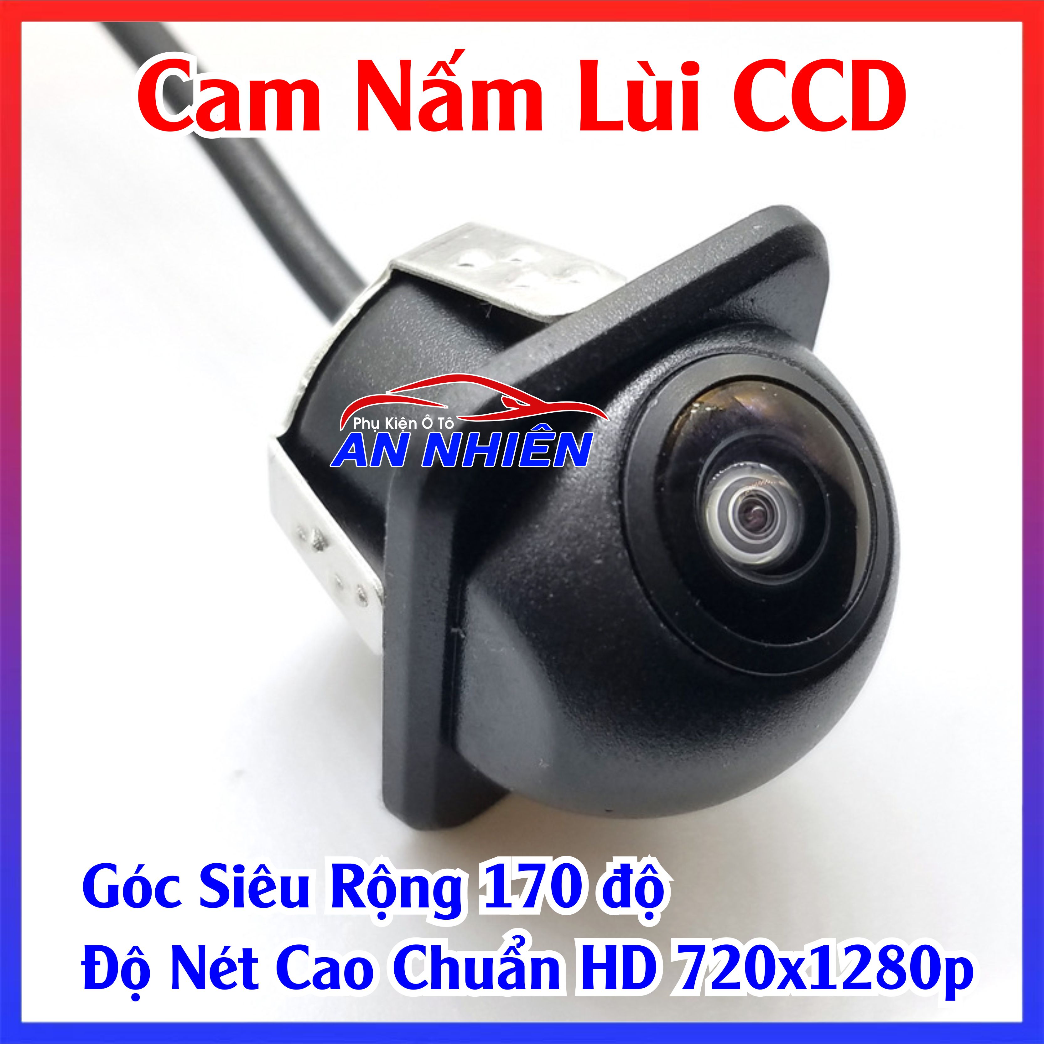 CAMERA NẤM LÙI CCD DÀNH CHO XE OTO