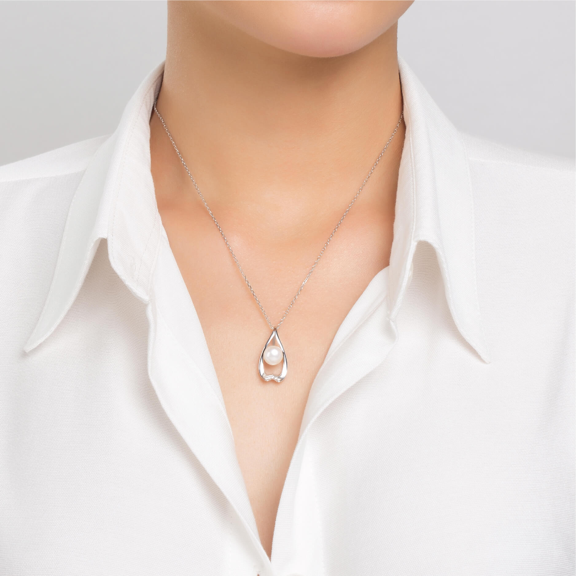 DÂY CHUYỀN BẠC NGỌC TRAI PHÚ QUỐC SWAROVSKI SWCHS51FL1400035