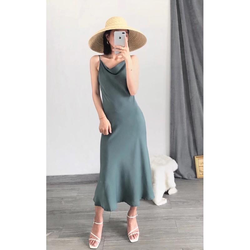 Váy dây lụa zill
