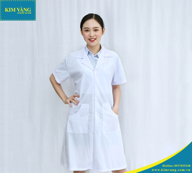 Váy blu trắng