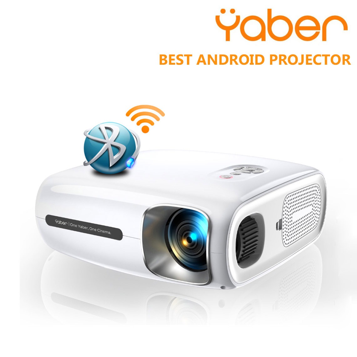 Hình ảnh Máy chiếu thông minh Yaber V7 Pro Full-HD 4K Android Tivi - Hàng Chính Hãng - Thương hiệu Máy chiếu mini Máy chiếu gia đình văn phòng hàng đầu