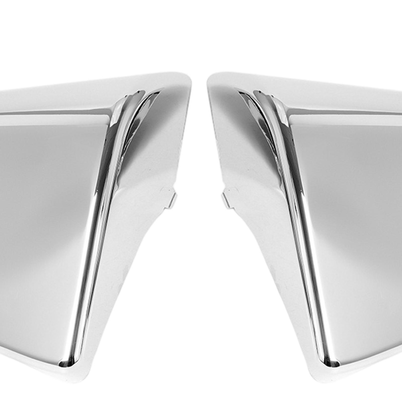 2Pcs Chrome Battery Side Fairing Cover  for  Shadow VT400 VT750
