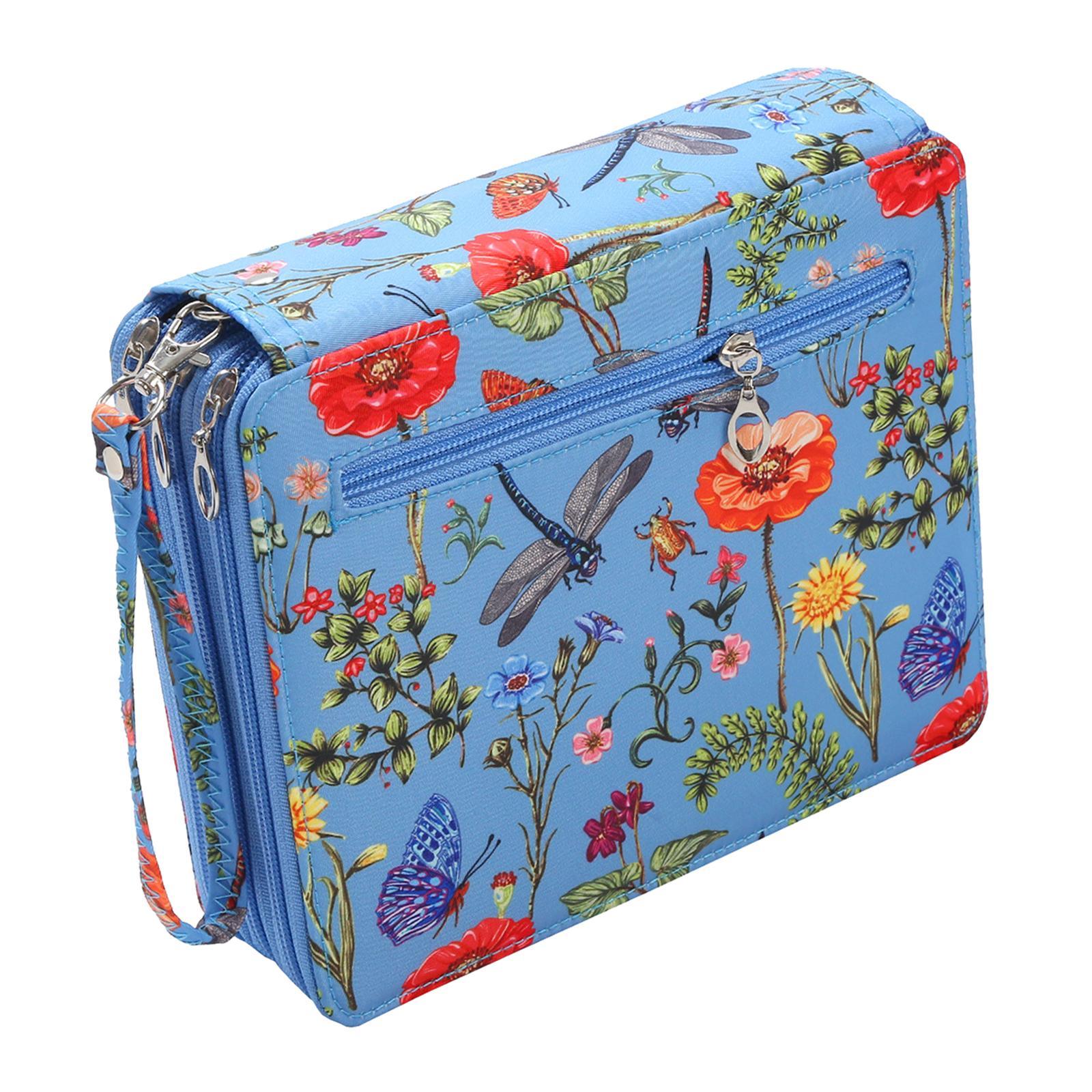 Pencil Holder 120 Slot Pouch 3 Layer Pen Organizer for Office Travel School