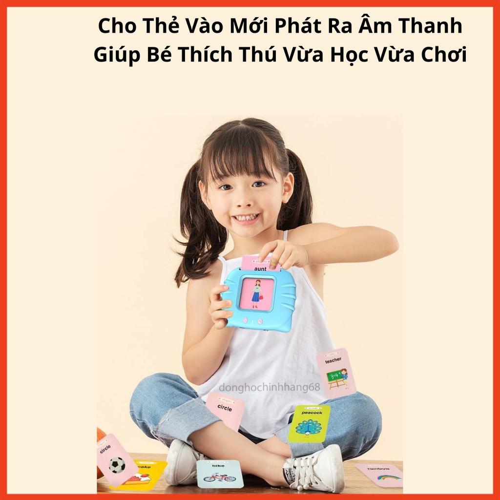 Máy Đọc Thẻ Tiếng Anh Cho Bé Flashcard Gồm 112 Thẻ 224 Từ Tiếng Anh Sạc Cổng USB Không Có Sóng Điện Từ Bảo Hành 1 Năm