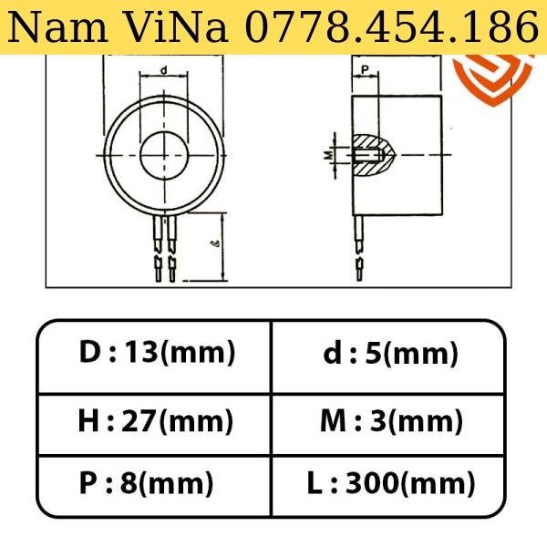 Nam châm điện LS-P13/27 DC12V 1KG