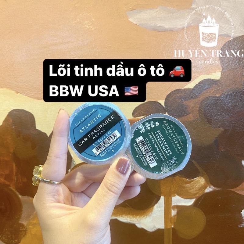 Tinh dầu khử mùi làm thơm xe hơi, oto Bath & Body Works BBW