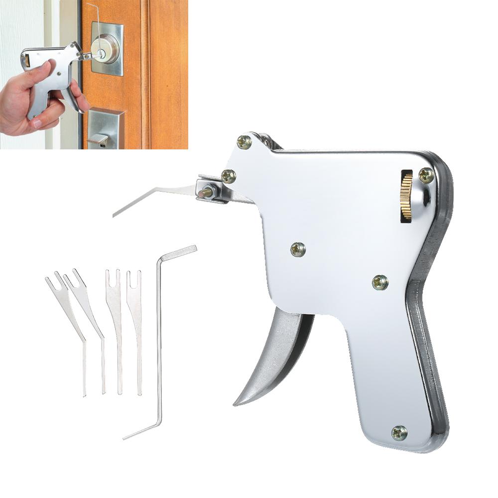 Bộ công cụ 6 món sữa chữa ổ khóa, có đầu nãy mạnh mẽ