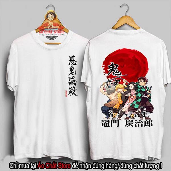 Áo thun Kimetsu no Yaiba full team siêu cute KY20