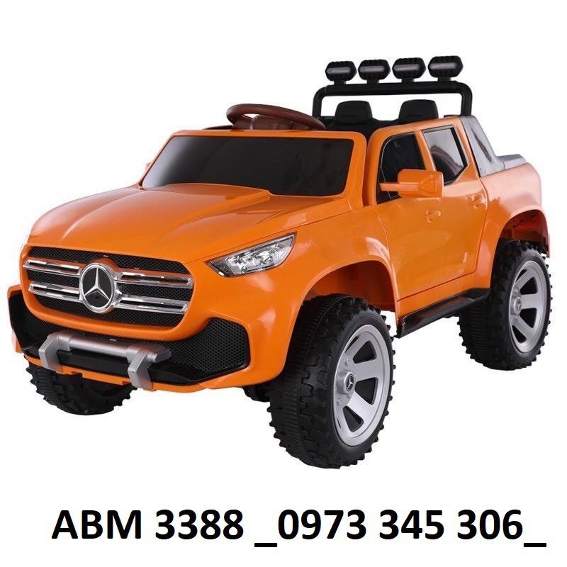 Ô tô xe điện trẻ em mẫu bán tải BABY-KID MERCEDES ABM-3388 cho bé tự lái hoặc điều khiển từ xa - Bảo hành 6 tháng