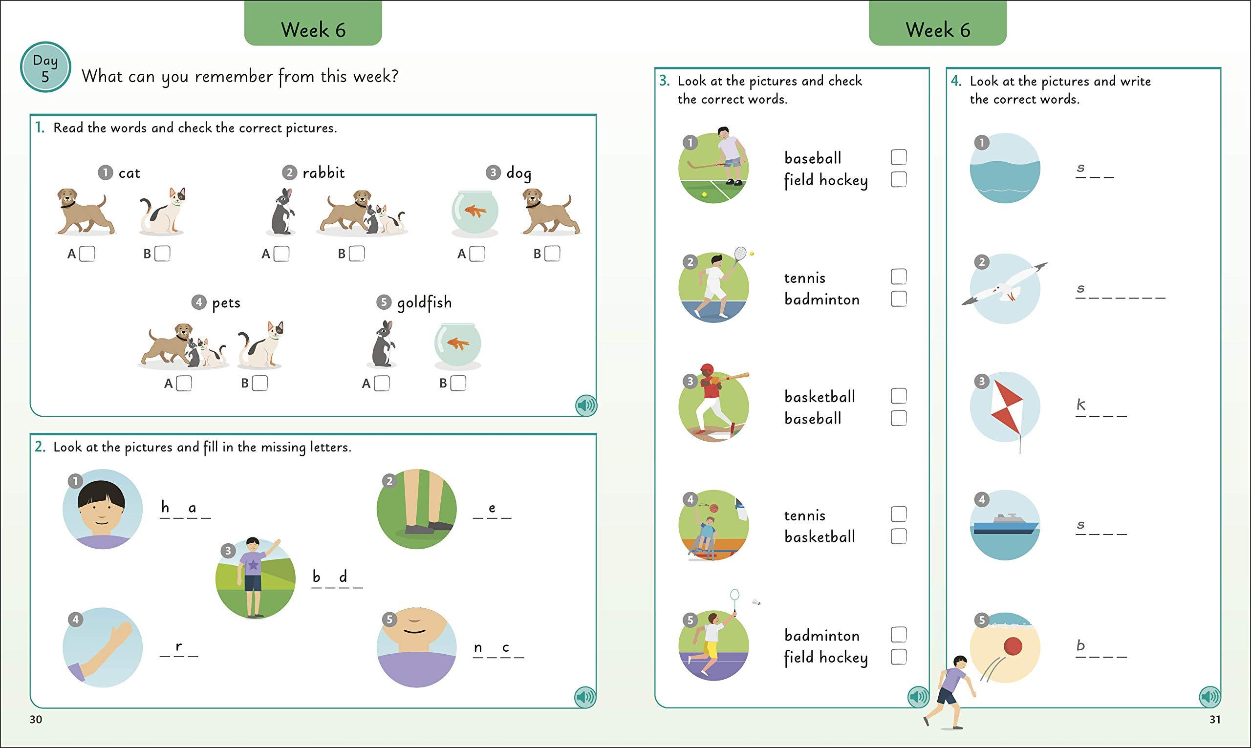 English For Everyone Junior: 5 Words A Day: Learn And Practice 1,000 English Words