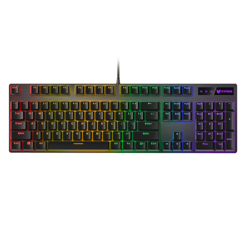 Bàn Phím Gaming Có Dây Rapoo V500RGB - Hàng Chính Hãng