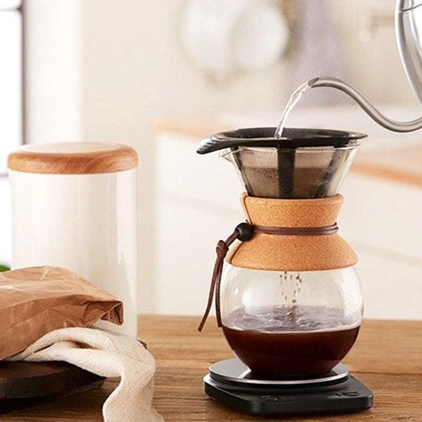 Bình pha cà phê kiểu Pháp Bodum Pour Over 500ml/1L 11592-109/11571-109, xuất xứ Bồ Đào Nha