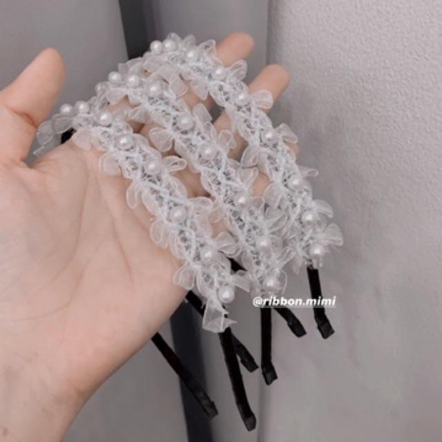 Băng Đô Voan Công Chúa Handmade Ren Voan Cao Cấp Ribbon.mimi