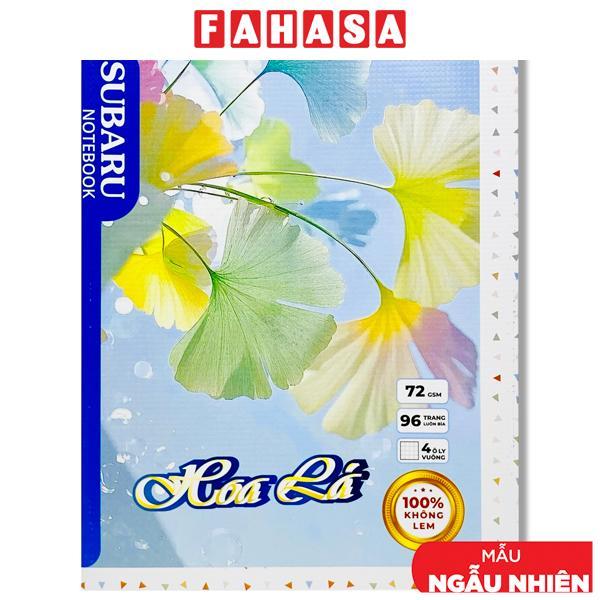 Tập Subaru Hoa Lá - 4 Ô Ly Vuông - 96 Trang 72gsm - Vĩnh Thịnh A079-V1 (Mẫu Bìa Giao Ngẫu Nhiên)