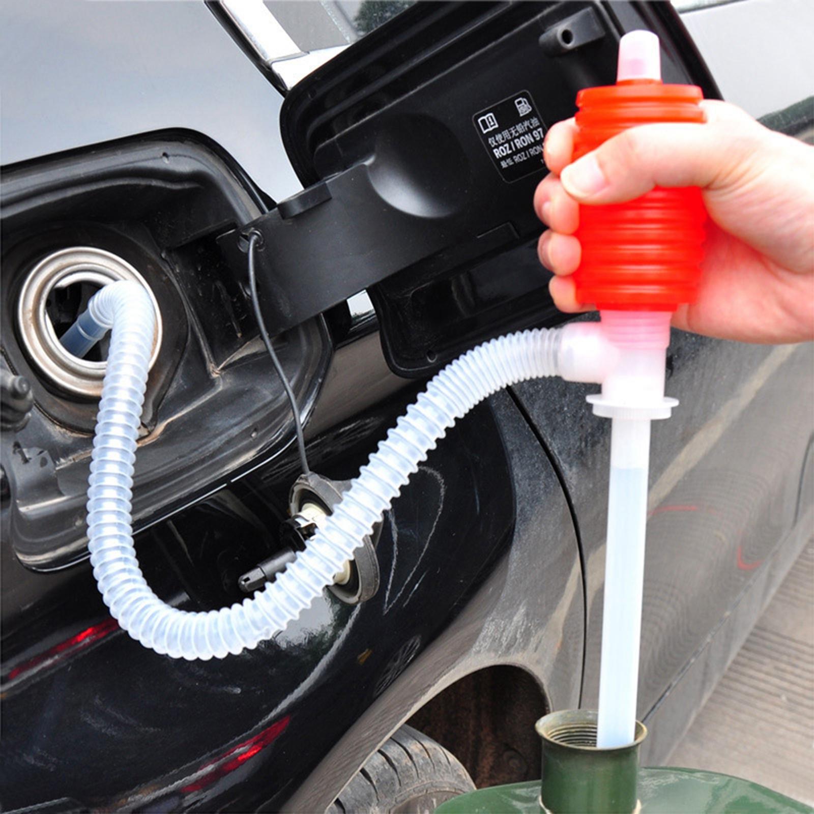 Portable Manual Liquid Transfer Siphon Pump   Gasoline Water