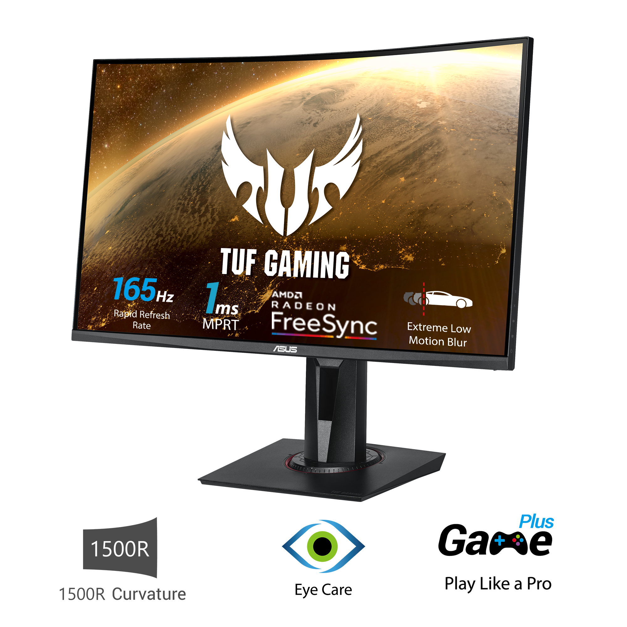 Màn hình Asus TUF VG27VQ Gaming - Hàng chính hãng