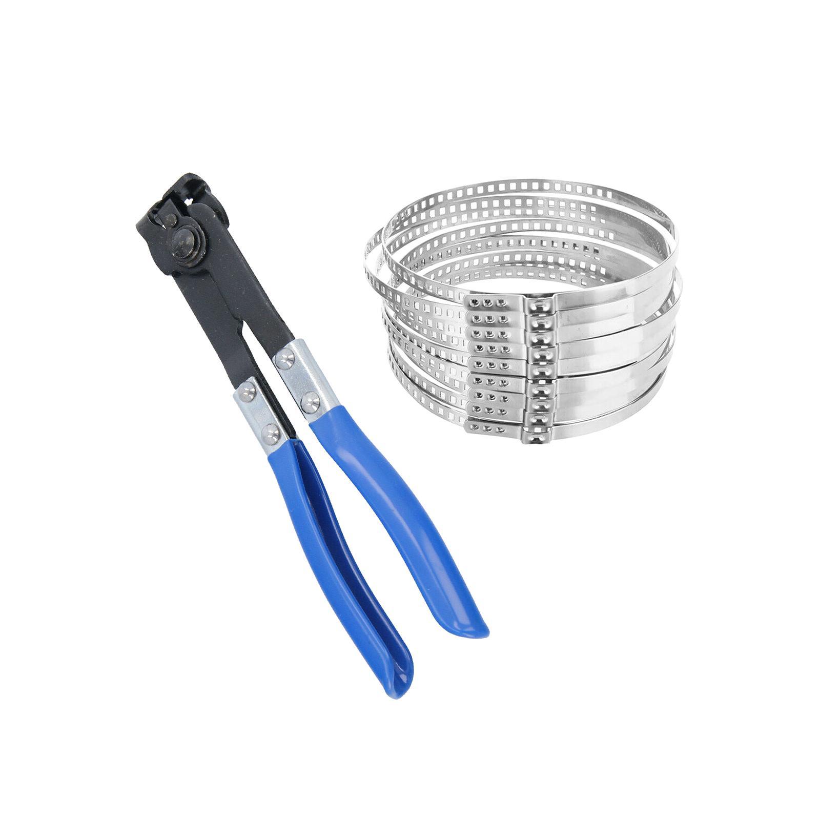 CV Boot Tool with 24 Bands Clamp Cinch Tool Car Easy to Use Portable Durable Water Pipe Crimping Pliers Universal Clamp Pliers Accessories