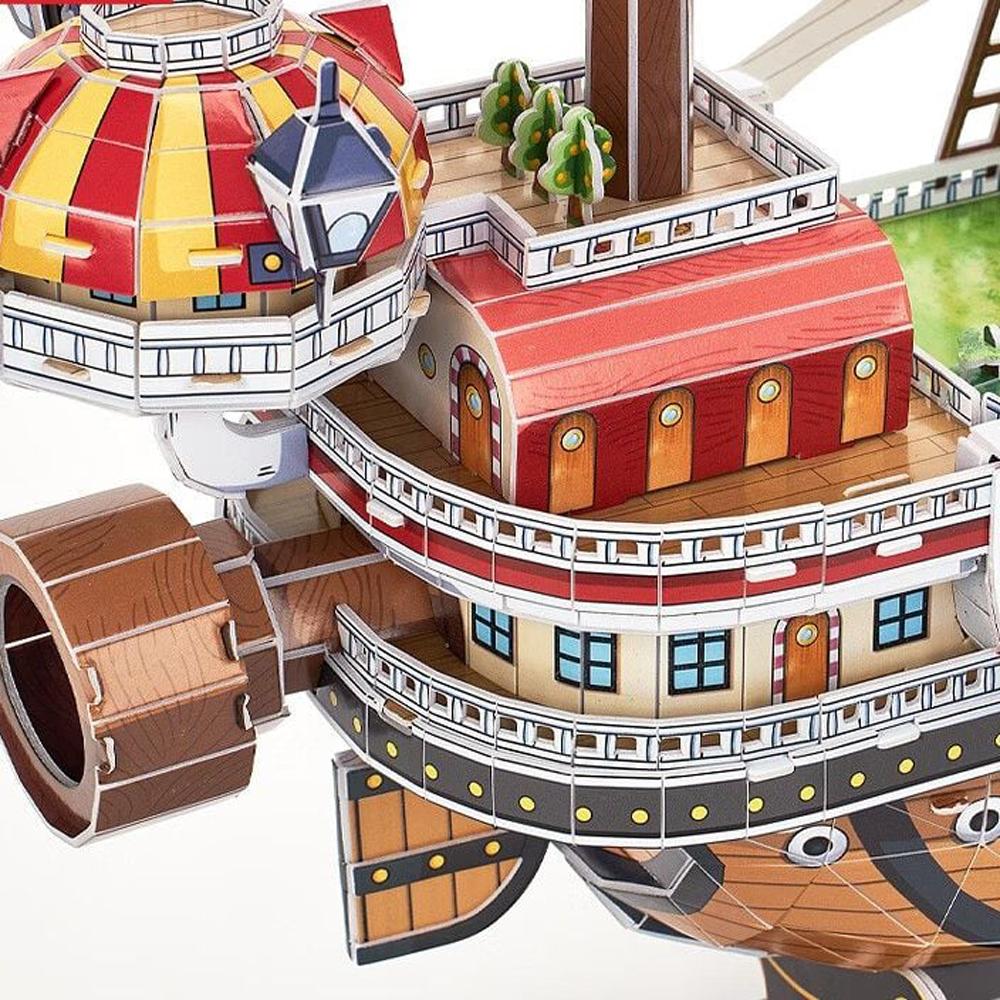 Đồ Chơi Lắp Ráp Mô Hình Giấy 3D One Piece - Thuyền Thousand Sunny Plus - CubicFun DS1027H (244 Mảnh Ghép)