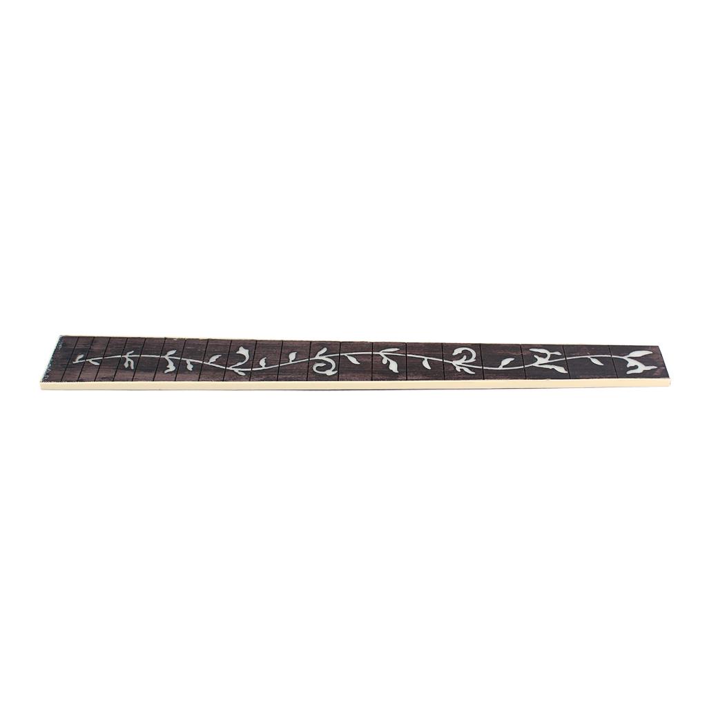 Sunnimix Âm Dân Gian Đàn Guitar Fretboard Ván Trượt Ngón Tay Gỗ Hồng Sắc Vỏ Cây Inlaided 41 ''20 Giải Tầng