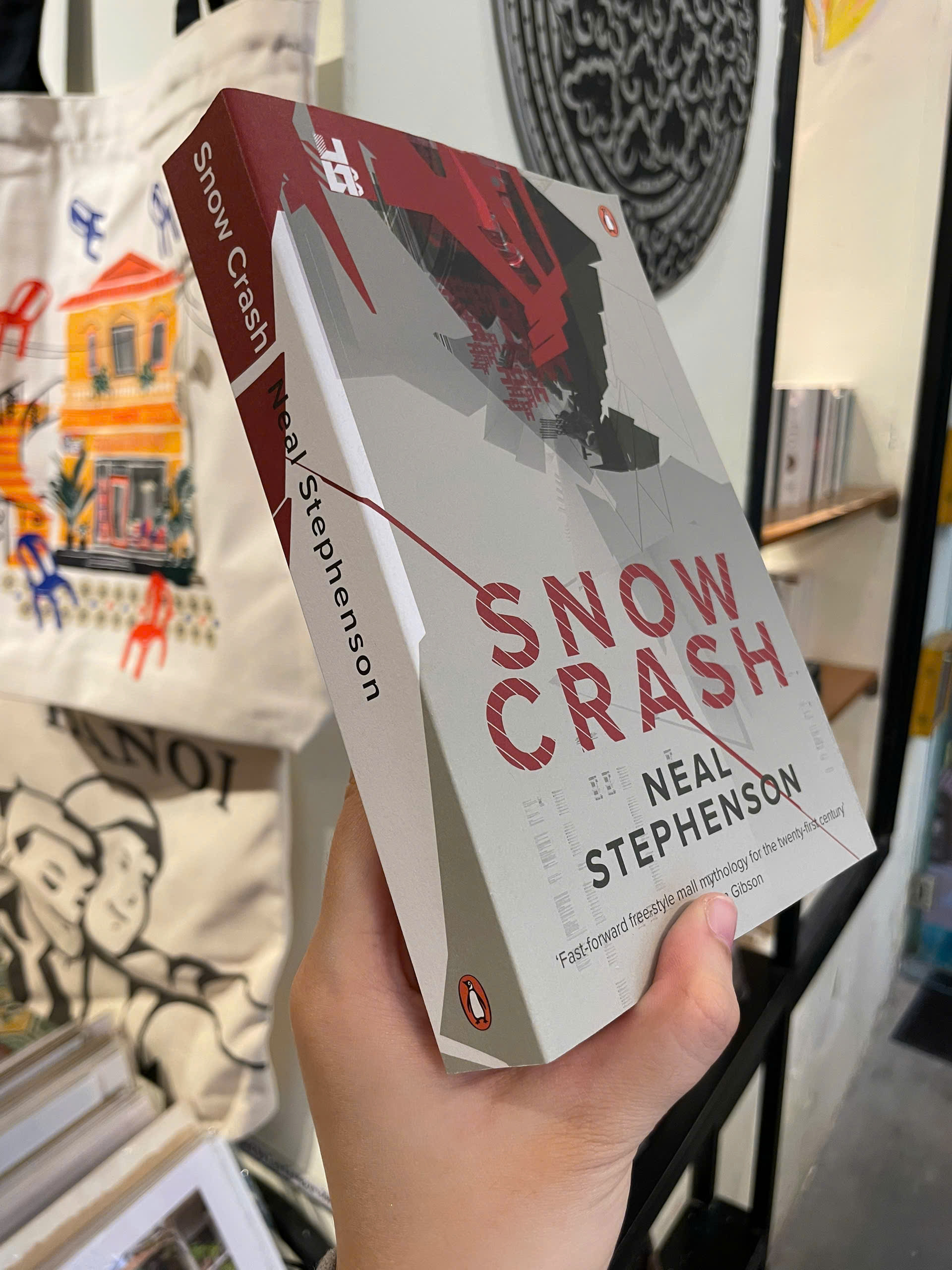 Sách - Snow Crash by Neal Stephenson | Science Fiction in English / Cyberpunk / Ngoại văn