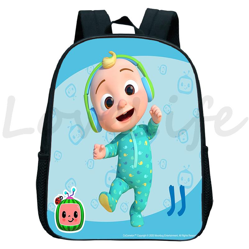 Bé Tập Đi Cocomelon Ba Lô Trẻ Em Mẫu Giáo Trường Túi Cho Trẻ Em Bé Trai Bé Gái Hoạt Hình Dễ Thương Có Túi Mầm Non Sinh Đựng Mochila