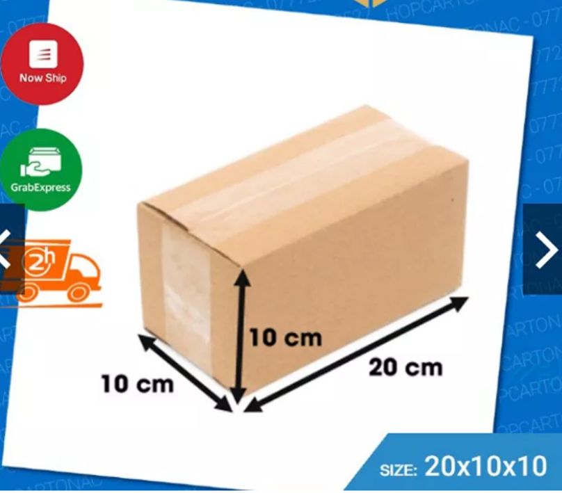 Combo 20 hộp carton Juno Sofa KT 20x10x10 - Hộp carton, thùng giấy cod gói hàng