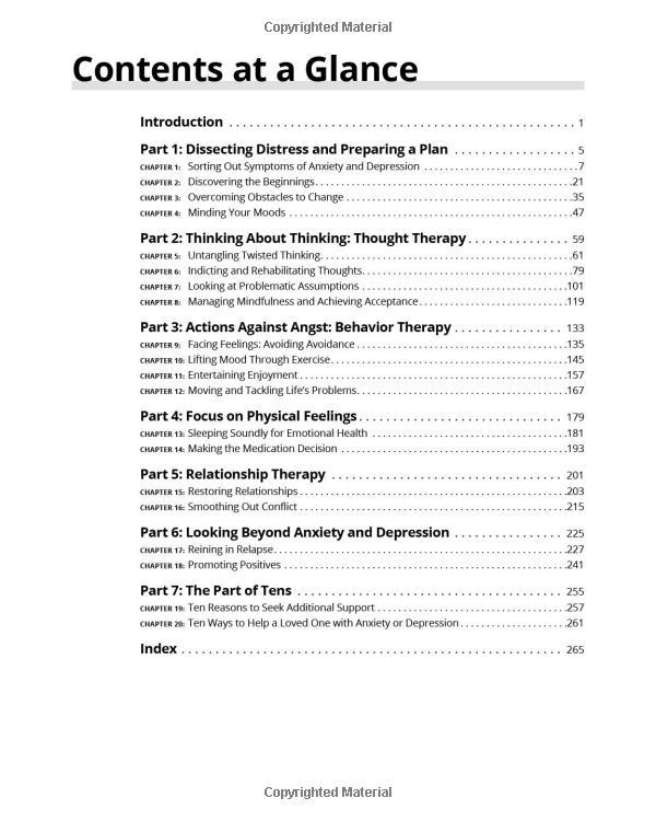 Sách ngoại văn: Anxiety And Depression Workbook For Dummies - 2nd Edition