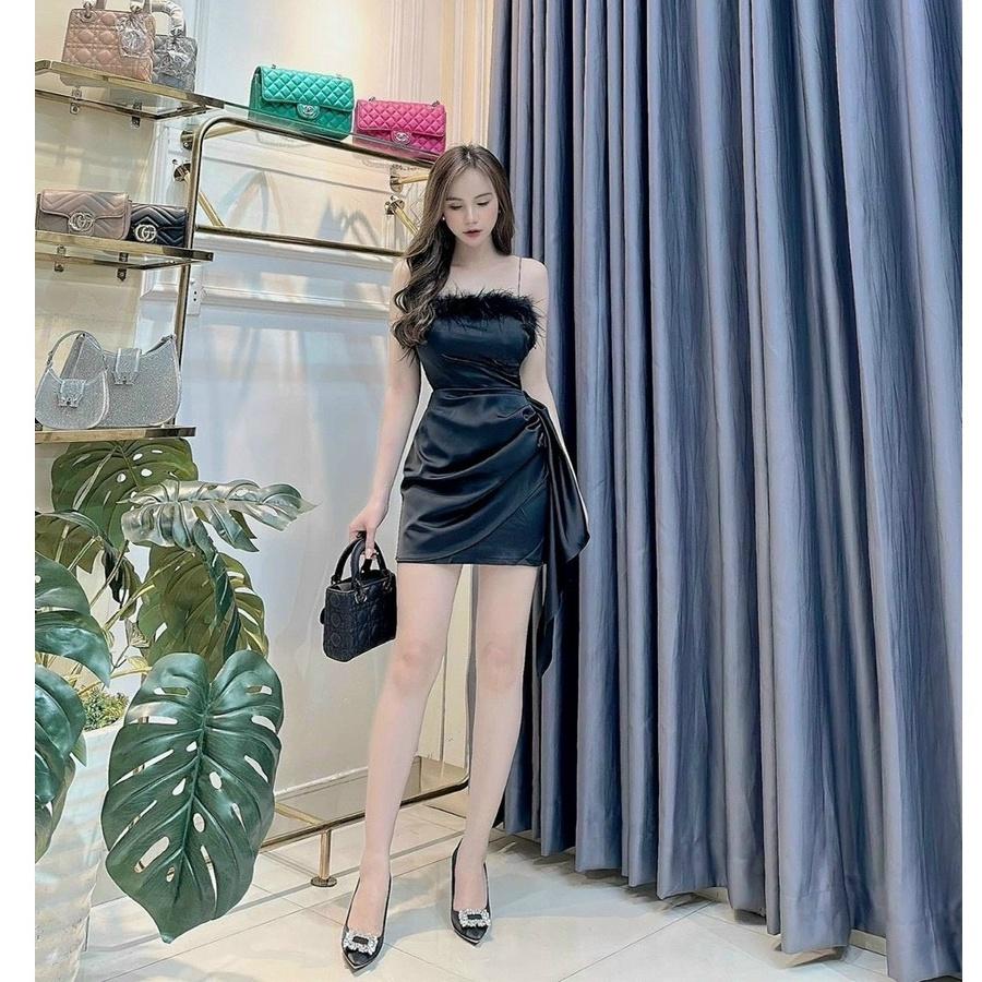 FREESHIP Đầm váy nữ body 2 dây phối tà váy xinh xắn, sang chảnh dành cho các nàng KIMGIA DS