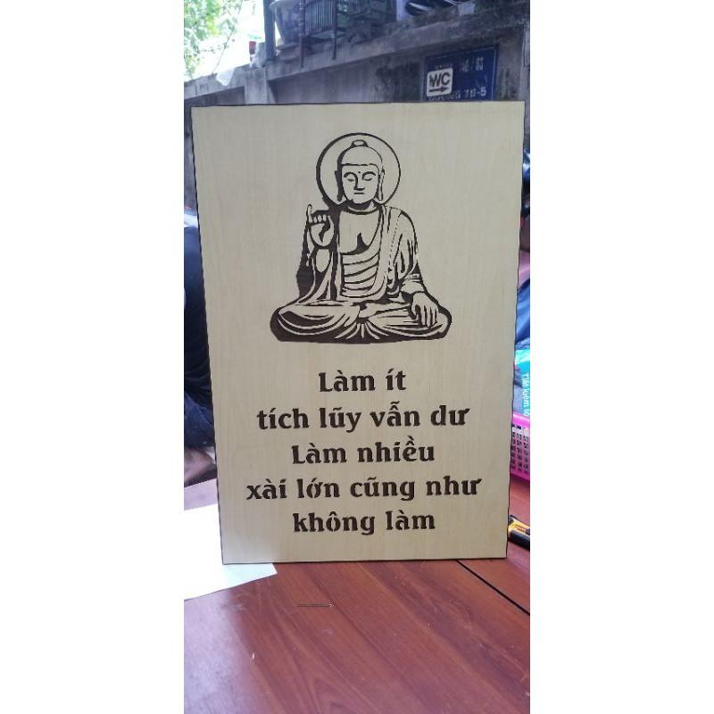 Tranh Gỗ Phật Dạy Treo Trang Trí