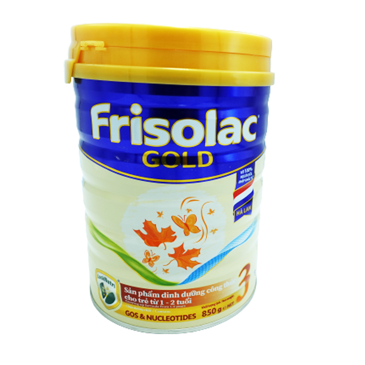 Frisolac Gold 3 850gr - Mẫu mới - HSD tháng 03/2024