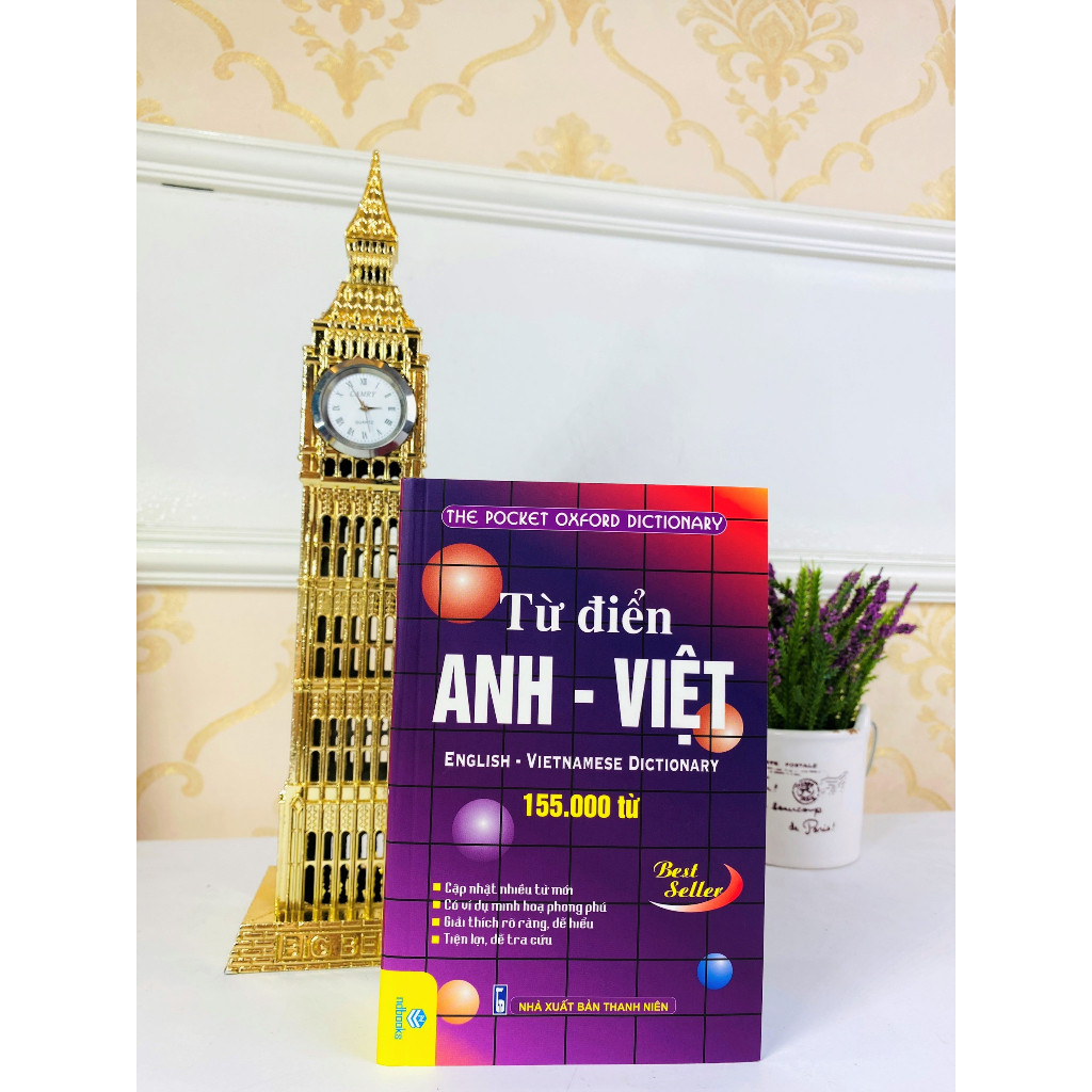 Sách - Từ điển Anh - Việt 155.000 từ (có hộp B155) - ndbooks