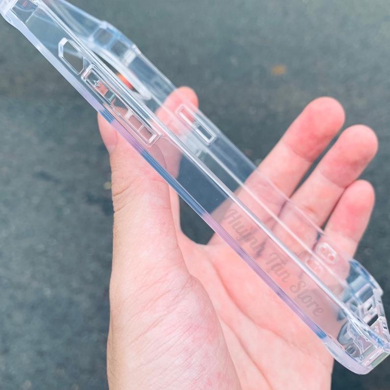 Ốp lưng ip 13 pro max ip 13 pro 13 chống sốc clear color ver 3 trong suốt không ố vàng bảo vệ camera huỳnh tân store