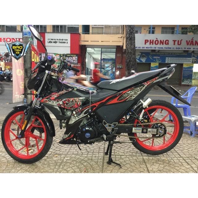 Tem xe Satria fi samurai