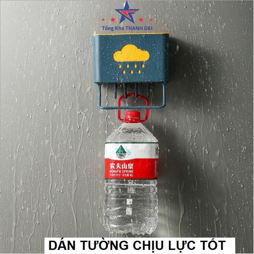 Ống đựng đũa treo tường có nắp hình đám mây đậy tiện dụng
